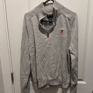 Polo Ralph Lauren Gray Zip-Up Sweater